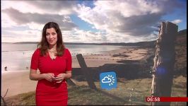 Behnaz Akhgar  BBC Wales Weather 30Jan2017 HD