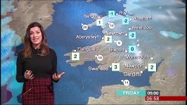 Behnaz Akhgar  BBC Wales Weather 26Jan2017 HD
