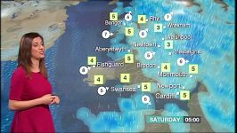 Behnaz Akhgar  BBC Wales Weather 27Jan2017 HD