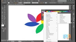 آموزش تصویری Illustrator CC  آشنایی کتابخانه رنگی