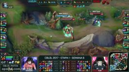 KABUM vs REMO Highlights Game 1  CBLoL W6D2 Spring 2017  KABUM vs REMO G1