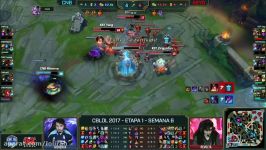 CNB vs KEYD Highlights Game 1  CBLoL W6D2 Spring 2017  CNB vs KEYD G1