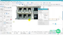آموزش نمای کلاسیک در نرم افزار آرشیکد بخش دوم