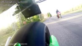 Kawasaki Ninja H2R vs Yamaha YZF R1M and Aprilia RSV4