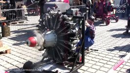 9Cylinder Radial Engine Start And Run