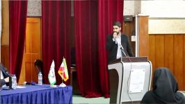 صحبت های نماینده بسیج دانشجویی در حضور استاندار خوزستان