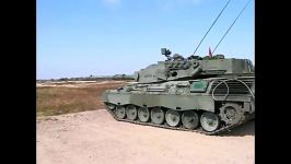 شلیک قدرتمندانه تانک آلمانی Leopard C2 Tank