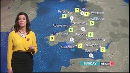 Behnaz Akhgar  BBC Wales Weather 11Nov2016 HD