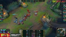 FAKER Hard CARRY With FIZZ  SKT T1 Faker SoloQ Playing Fizz Midlane In Challenger Korea