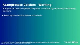 Acamprosate Calcium  Uses Reviews Side effects and Contraindications