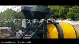 building machine portable concrete pump with mixer