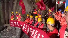 Railway Tunnel with Chinas Biggest Cross Section Completed in NW China