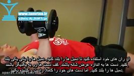 آموزش حرکت فلای دمبل روی نیمکت Dumbbell Flyes