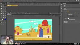 22 انیمیشن درین درین 1  Adobe Animate  سعید طوفانی