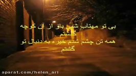 بی تو مهتاب شبی باز آن كوچه گذشتم