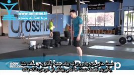 آموزش حرکت شنا شیب دار Incline Push Up