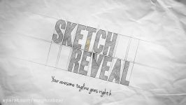 قالب افترافکت Sketch Reveal