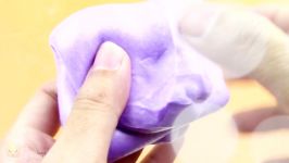 How To Make Fluffy Slime With Glue Stick DIY No Borax Eye Drops Baking Soda Liquid Starch