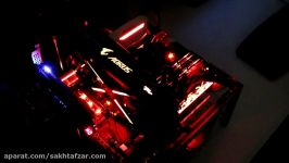 نورپردازی بی نظیر مادربرد GIGABYTE AORUS Z270X GAMING7