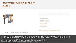 MŁOT WIELOFUNKCYJNY AEG PN 3500 X