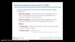 Evidence Based Practice Improving Practice Improving Outcomes Part One