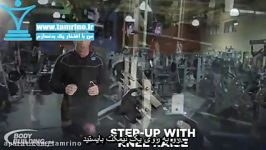 آموزش حرکت بالا بردن تک زانو Step up with Knee Raise