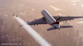 XDubai  Emirates #HelloJetman  Emirates A380 and Jetman Dubai Formation Fligh