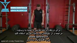 آموزش حرکت پشت ران کتل بل یک پا آویزان Kettlebell One Legged Deadlift