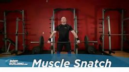 آموزش حرکت قاپیدن هالتر میانه Muscle Snatch