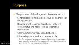 Diagnostic Formulation