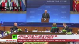 ‘Defeating ISIS No.1 US goal’ Tillerson at coalition summit coinciding with London attack