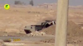 انهدام انتحاری داعش موشک ضد زره کورنت در غرب موصل