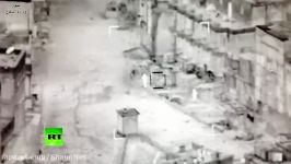 فیلم حمله هوایی ارتش عراق به داعش در موصل حمله شبانه
