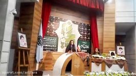 شعرخوانی دکتر زهرا اسکندری در عصر شعر فاطمی ریحانه ۲