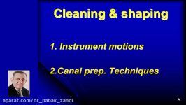 instrument motions in endodontics