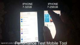 Compare storage speed iphone 7 32gb vs 256gb