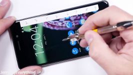 Nokia 6 Durability Test  Scratch Burn And BEND tested