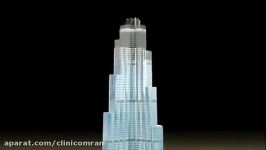 Burj Khalifa Burj Dubai Construction  Animation  U.A.E.