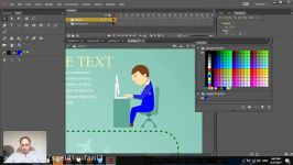 33 تگ رنگ جایگذاری عناصر در Adobe Animate  سعید طوفانی