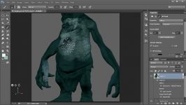 آموزش Texture Painting استفاده Maya Photoshop