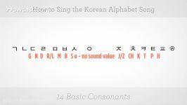 How to Sing the Korean Alphabet Song  Learn Korean