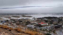 بارندگی بسیار شدید 17 اذر 88 در شهرخور لارستان