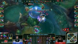 CLG vs Envyus Highlights All Games  NA LCS W9D3 Spring 2017  CLG vs NV All Games