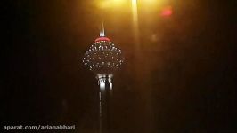 Tehran night milad tower  شب تهران برج میلاد