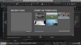 3ds Max workspace آموزش انتخاب فضای کاری مناسب در تریدی مکس 2017