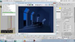 Interior Lighting VRay دانلود رایگان آموزش فارسی نورپردازی ویری جعفر صبدی