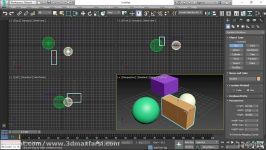 3ds Max Create  Modify panels دانلود آموزش تصویری مقدماتی مبتدی تری دی مکس