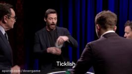 Catchphrase with Hugh Jackman and Taron Egerton