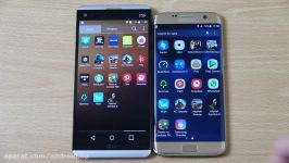 LG V20 vs Samsung Galaxy S7 Edge Android Nougat  Speed