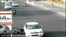 خیابان پر حادثه در هندوستان Straße ereignisreich in Indien